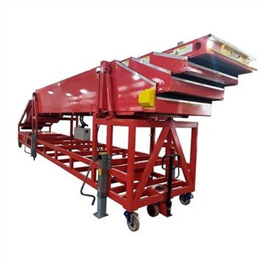High Chassis Telescopic Belt Conveyor